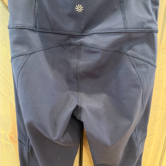 Athleta Rainer Tights size XS Women’s Navy Blue Side Zip Pockets Bundle and Save - Picture 2 of 11